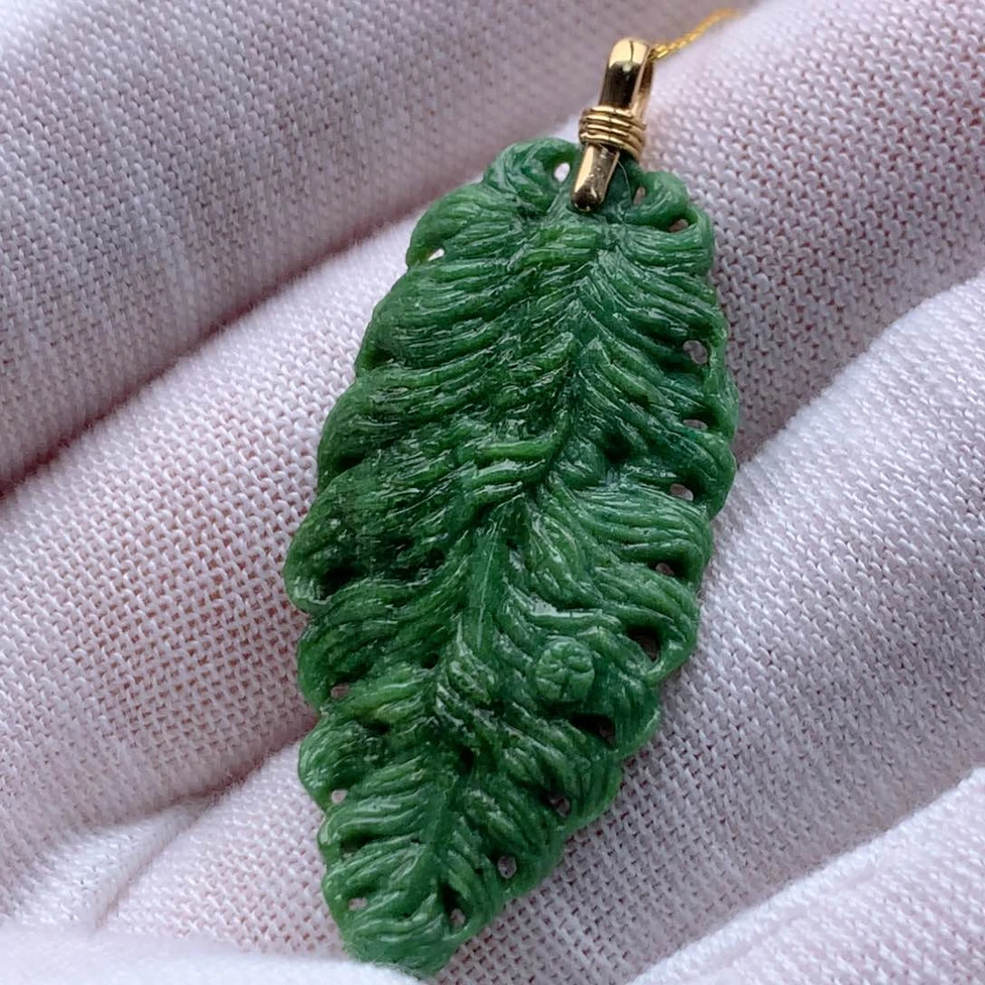 绿松石珠宝奇石18K金镶嵌