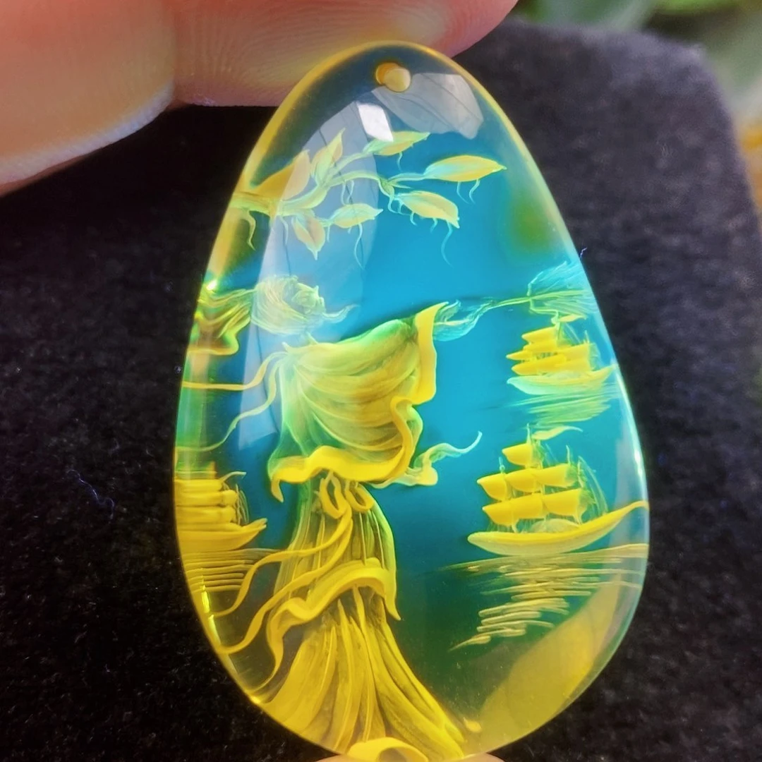 【闪购商品】金珀吊坠(不含链)未镶嵌