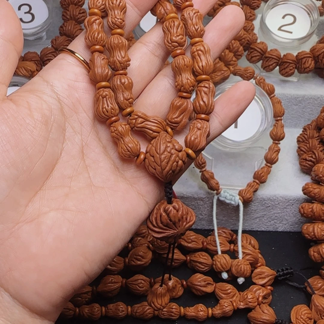 浠***贝吊坠桃核龙纹桃核