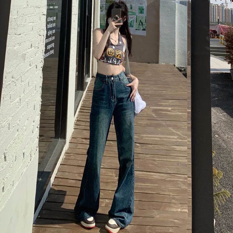 401-500女士牛仔裤百搭显瘦默认瑕疵有磨损