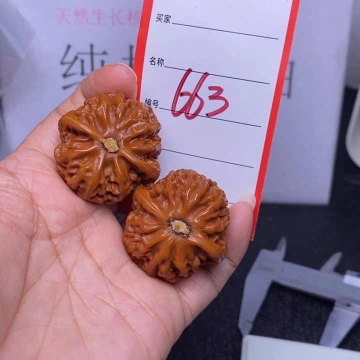 文玩核桃把件663，35宫灯