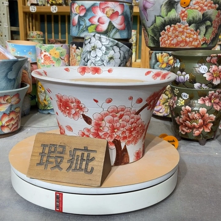 红陶景德镇艺术手绘作品