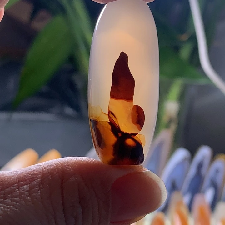 未镶嵌玛瑙/玉髓珠宝半成品23