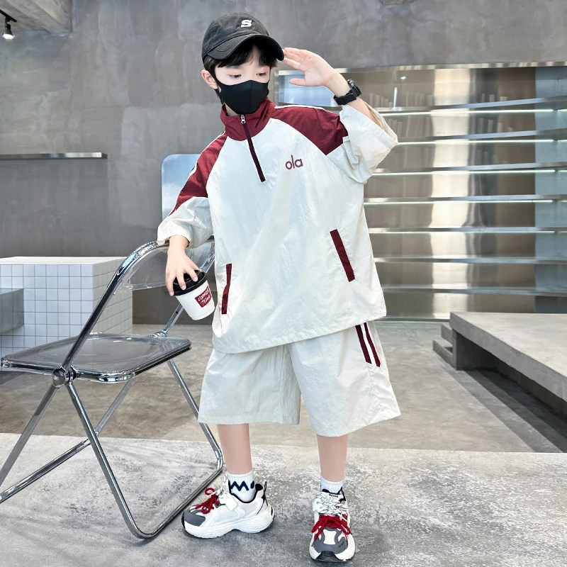 童装男童夏装套装2025新款儿童酷帅夏季男孩夏款休闲短袖中大童潮