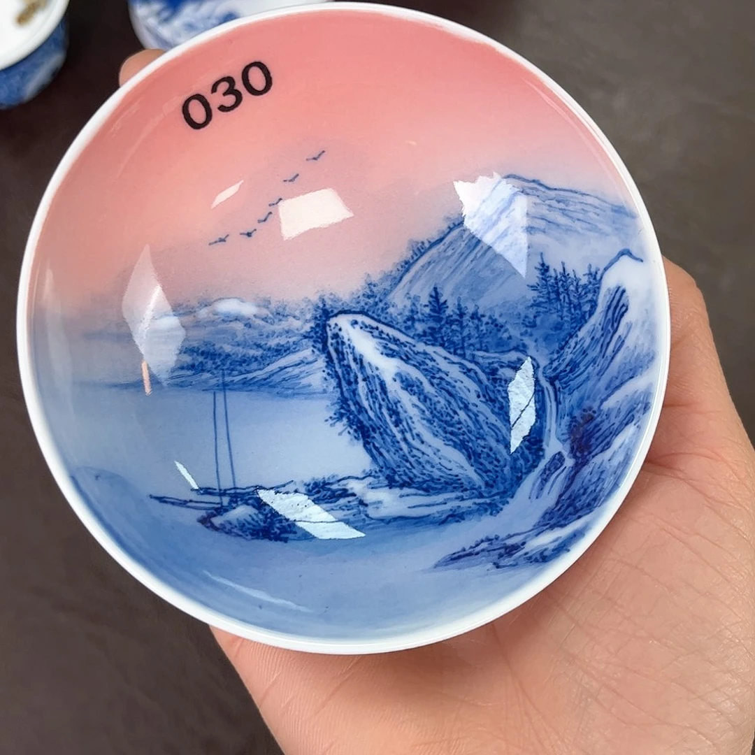 杯手绘高温瓷器瓷器