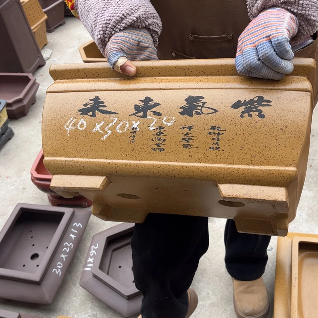 紫砂花盆盆景艺术