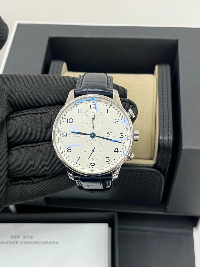 95新 IWC/万国 葡萄牙系列IW371605 男士自动机械腕表 表径41mm