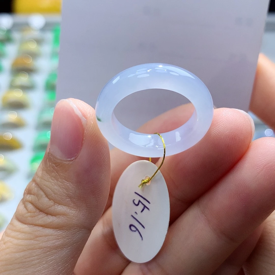 翡翠戒指未镶嵌1516圈