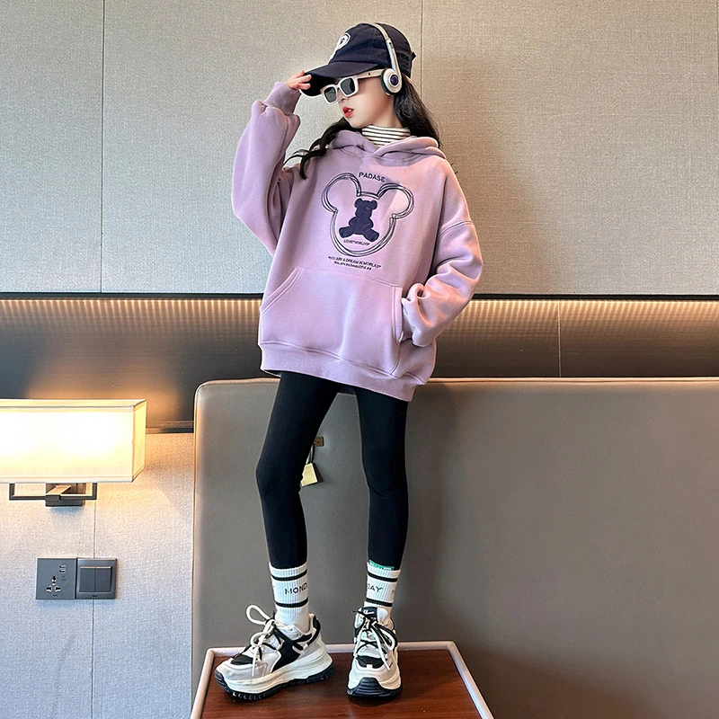 巴拉巴拉男孩女孩俏妮卡 儿童装洋气春秋款秋季潮学生卫衣新款秋