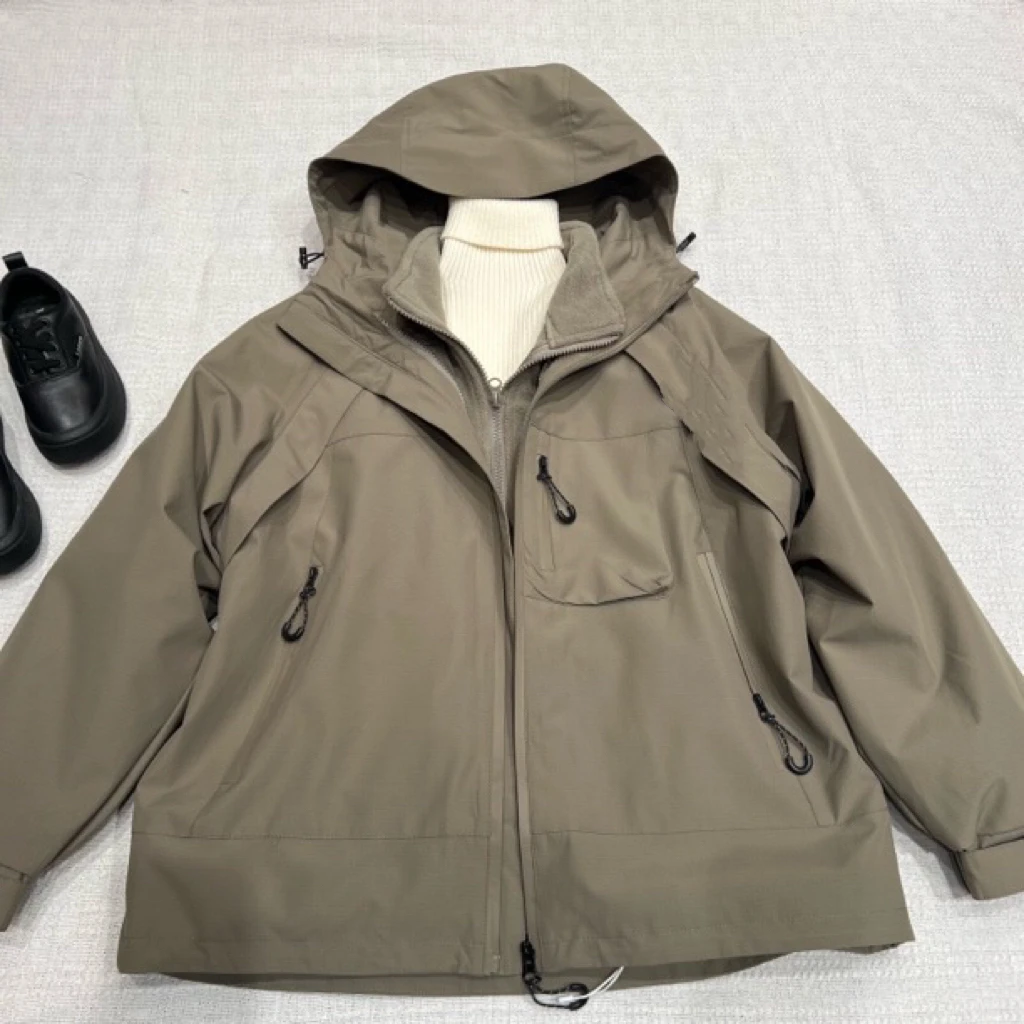 11726高端潮流时尚百搭休闲可脱卸冲锋衣休闲外套A10-2-1