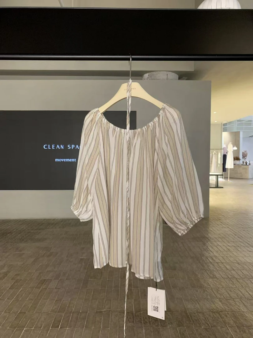 51217时装上衣夏季条纹