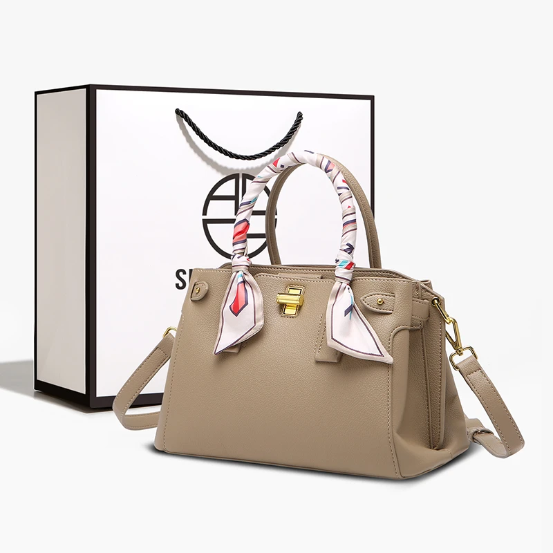 SHENGMILUO/圣米洛礼物高级感手提包女新款潮中年女士包通勤包