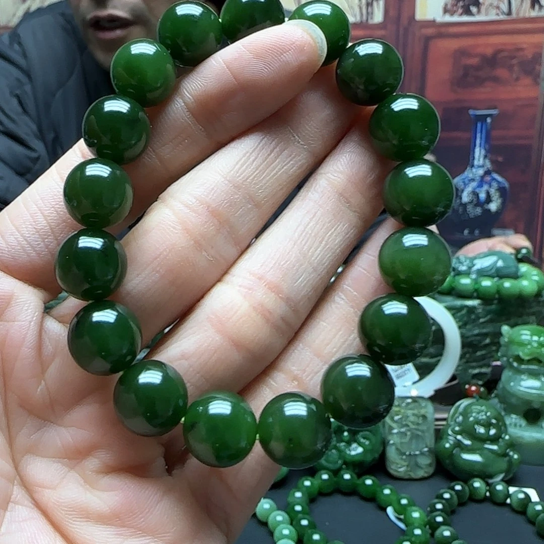 和田玉手串未镶嵌