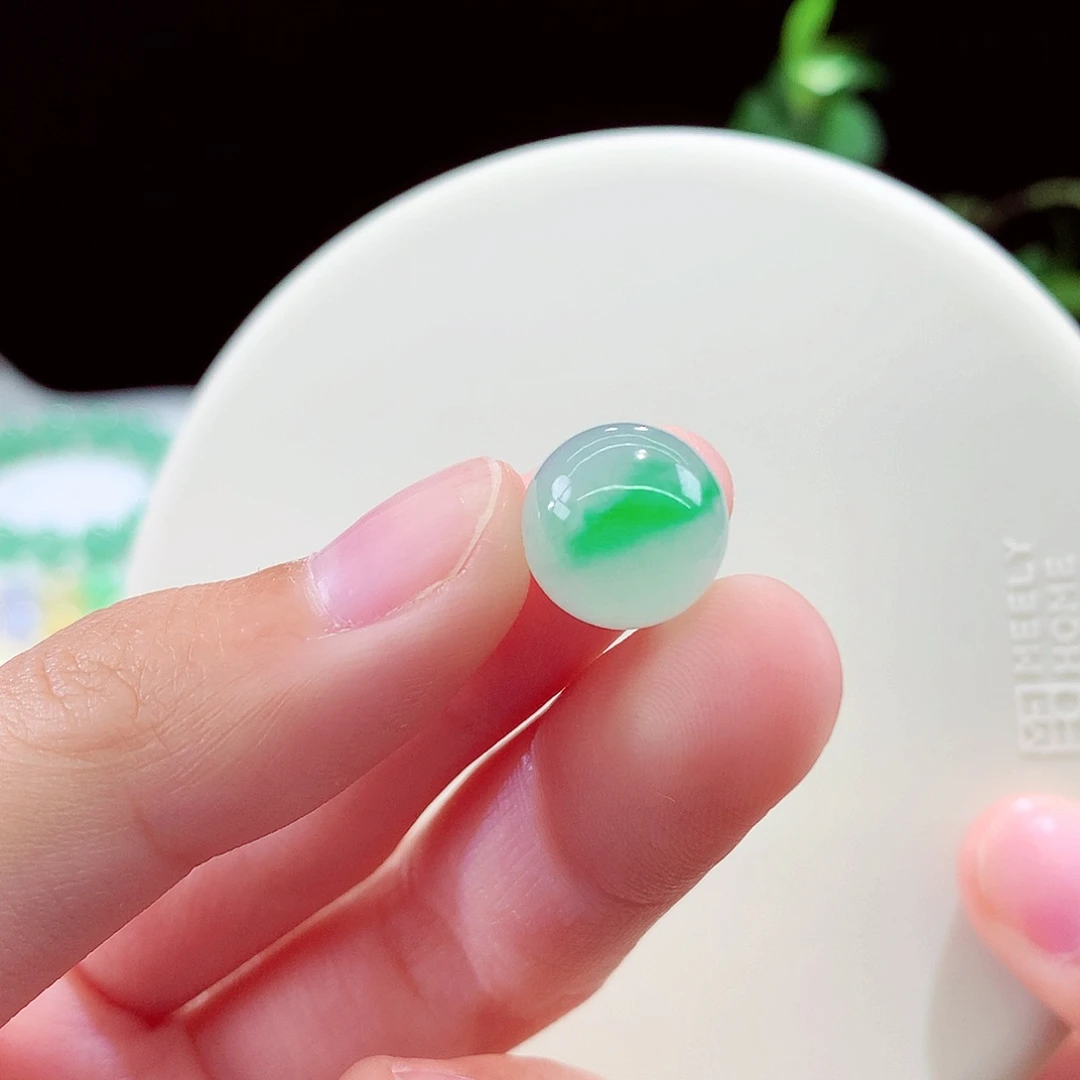 未镶嵌手链翡翠意境飘花卡12.6mm