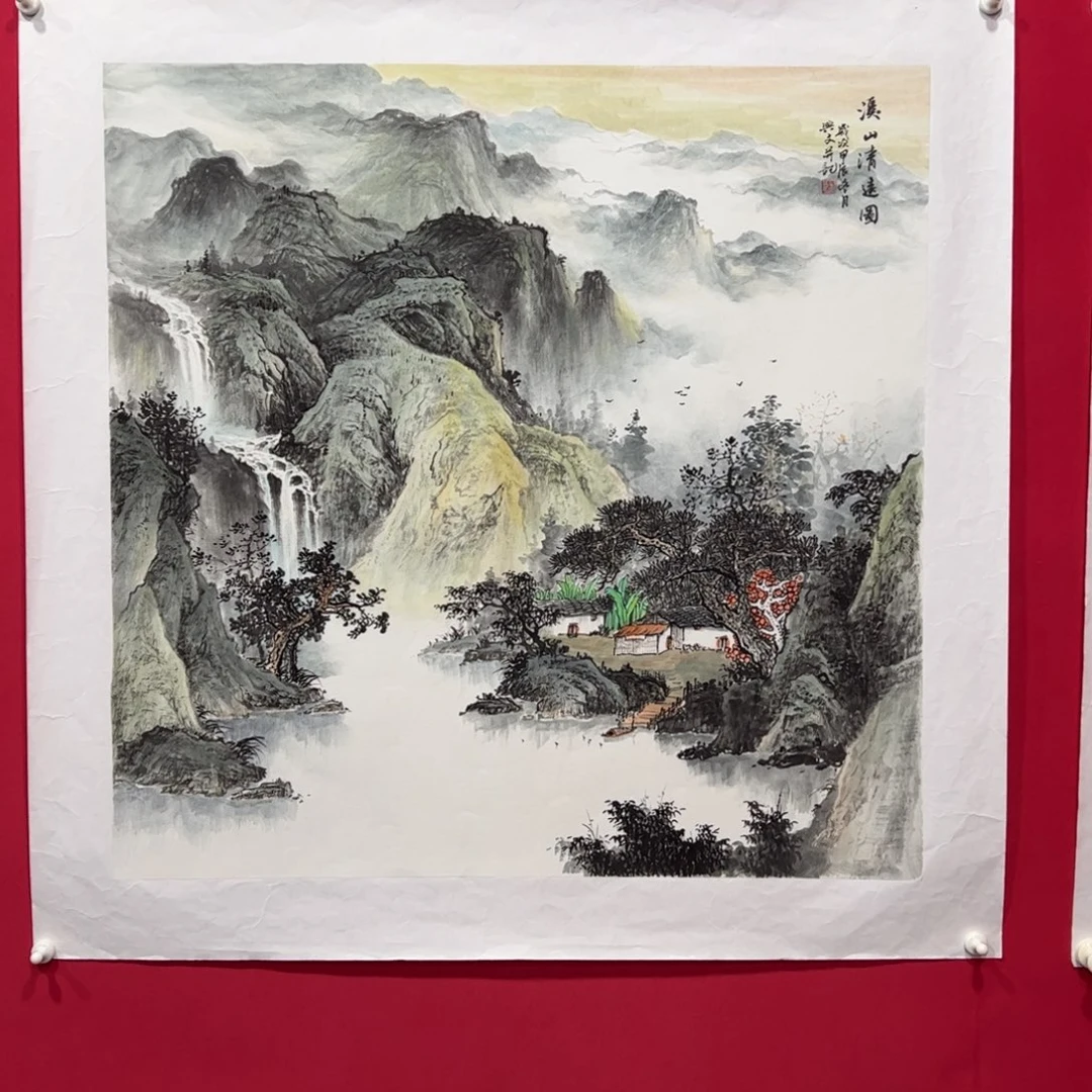 孤***赏国画刘兴文老师四尺斗方