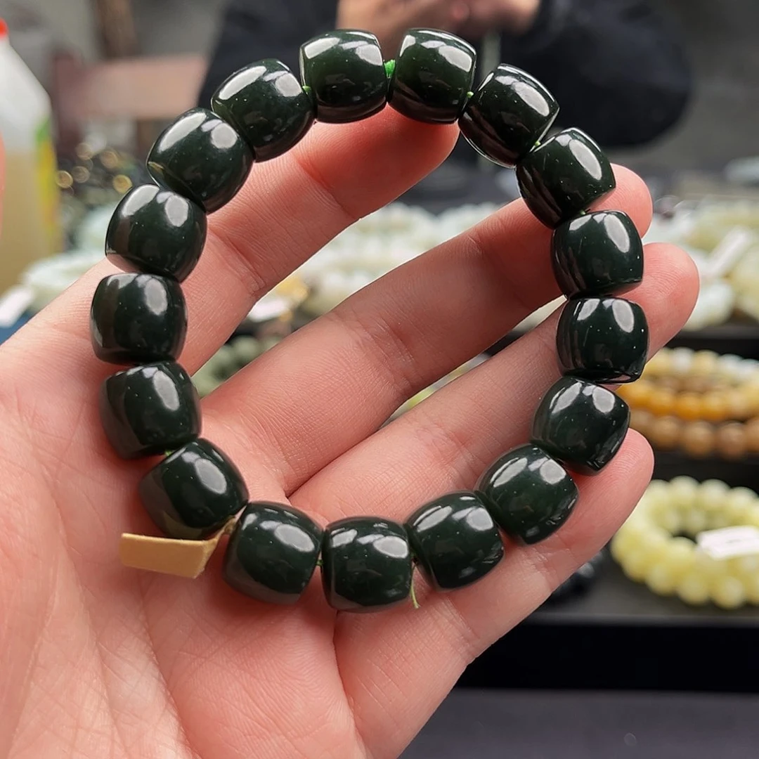 和田玉手串未镶嵌