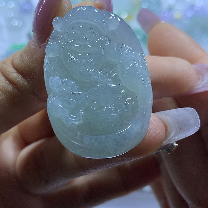 翡翠未镶嵌颈饰天然翡翠A货吊坠