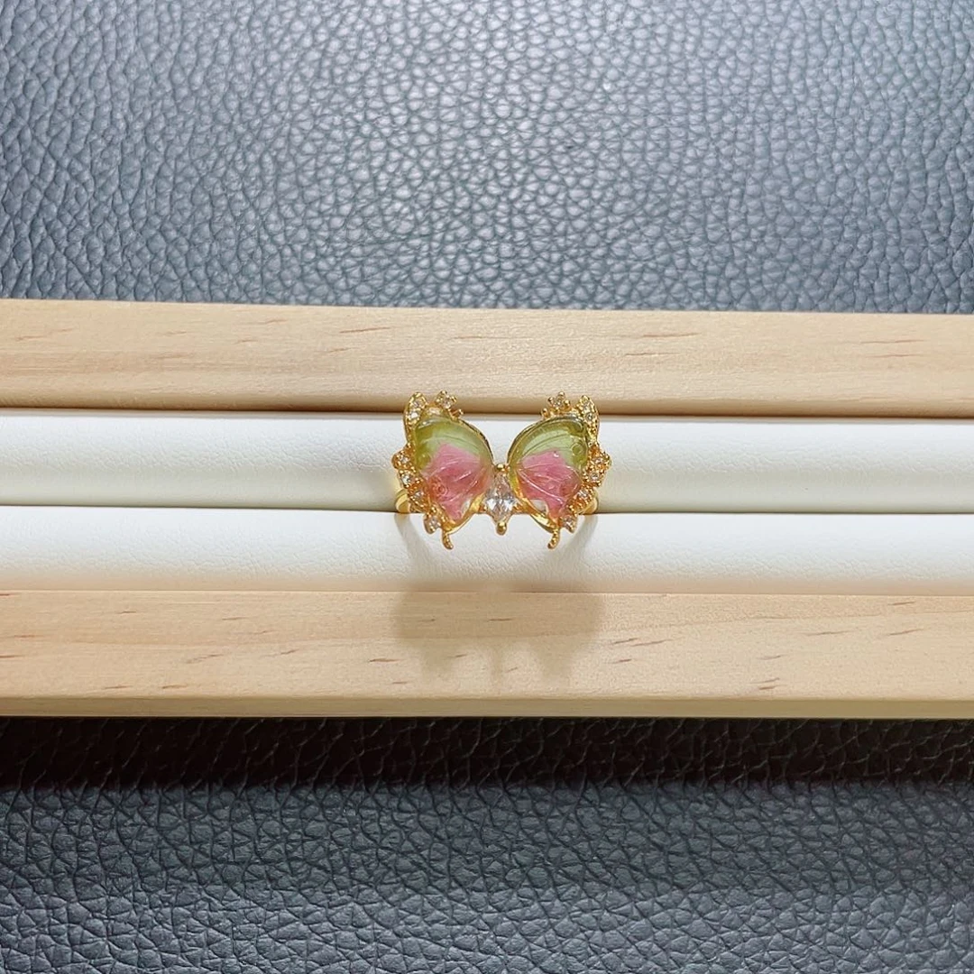 戒指未镶嵌碧玺碧玺戒指