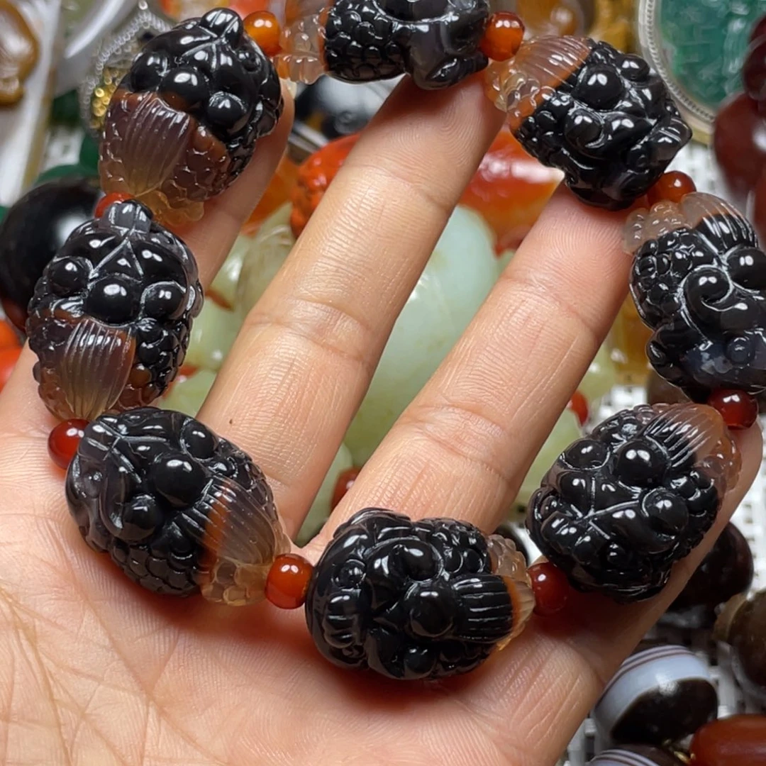 玛瑙/玉髓未镶嵌颈饰