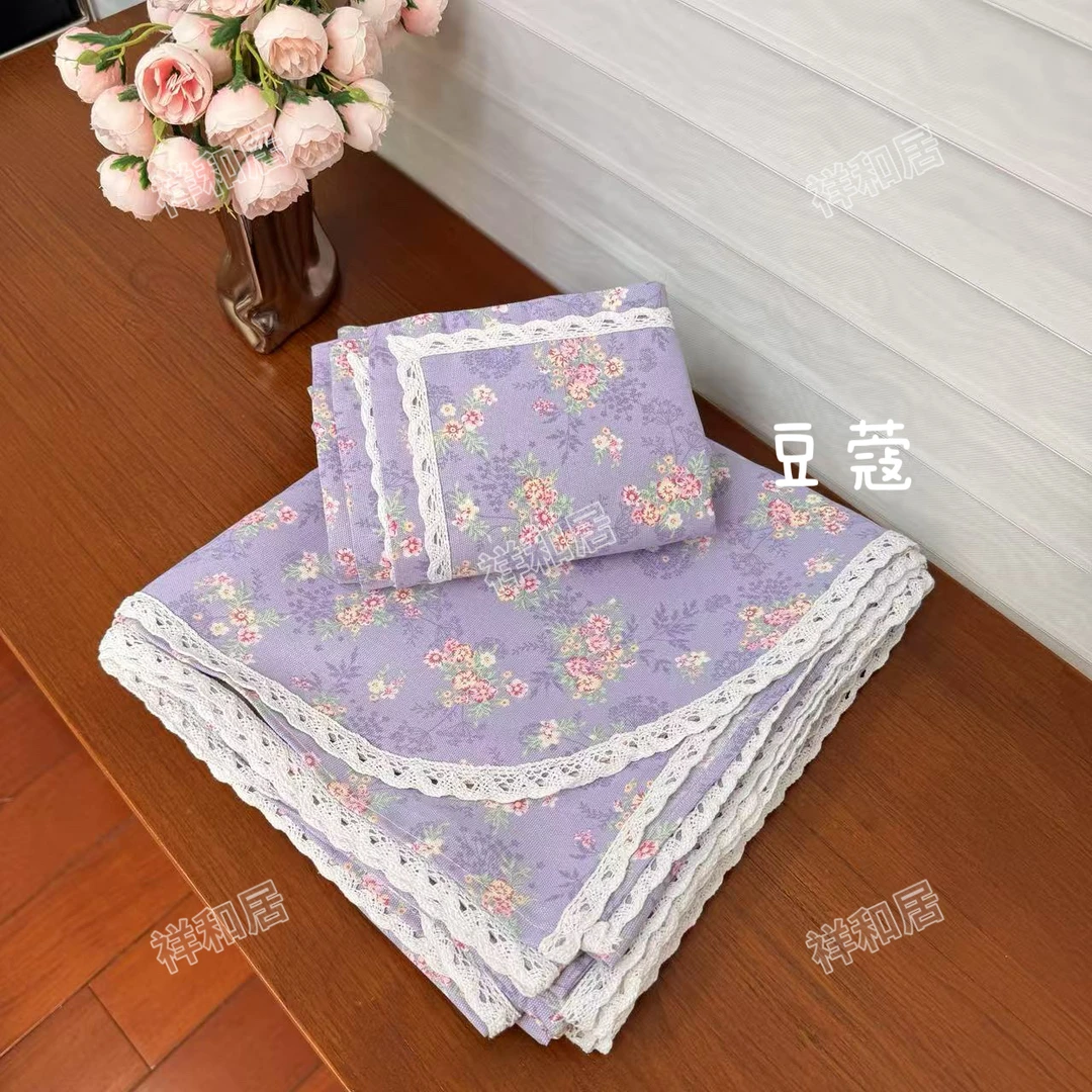 【老粗布凉席三件套】原棉细纱花边款老粗布加厚床单吸湿透气可机洗