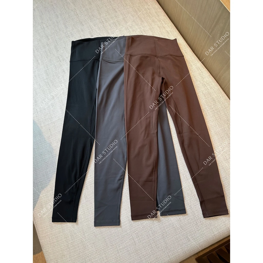 DAR STUDIO 深圳货【无痕瑜伽裤】2025早春超柔经典九分瑜伽裤