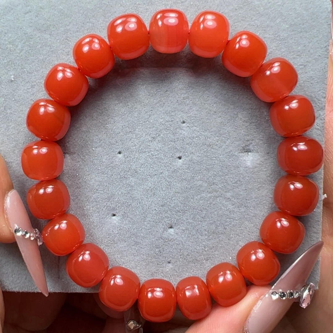 南红玛瑙手串未镶嵌