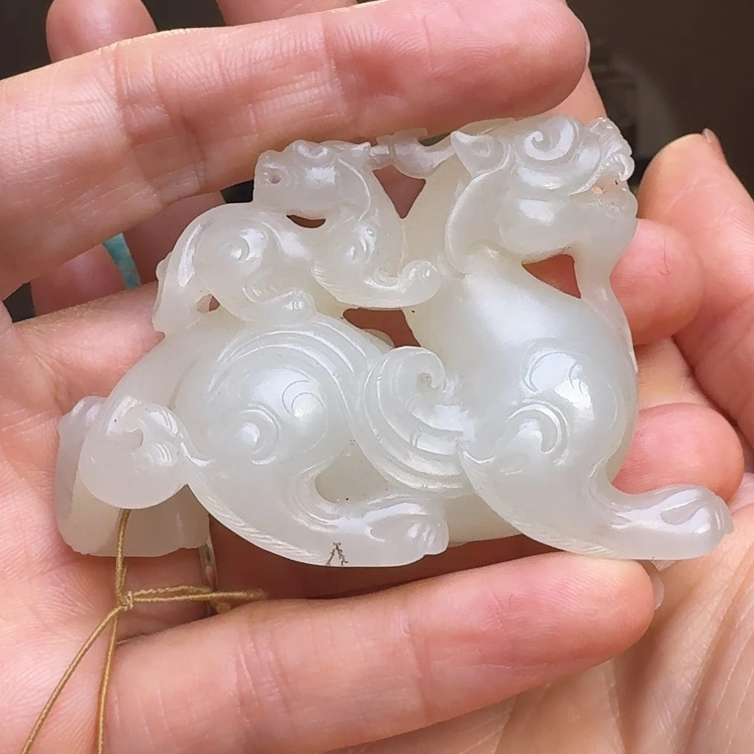 和田玉儒家金玉未镶嵌糊*令