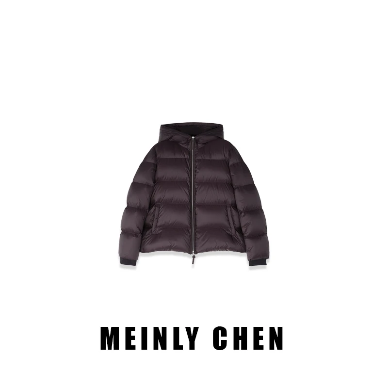 【MEINLY  CHEN】【酱紫短】高端设计师款时尚百搭保暖鹅绒服8253072