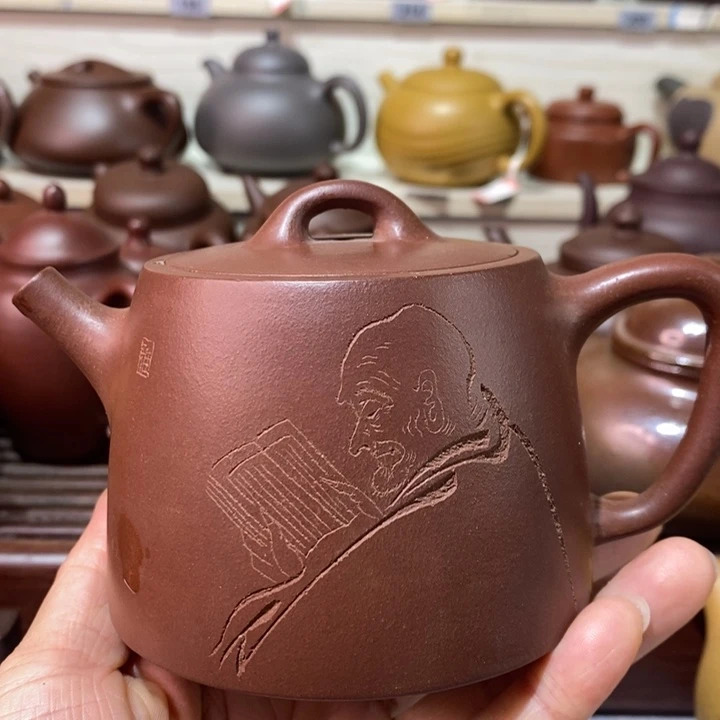 茶壶紫砂微瑕处理一把