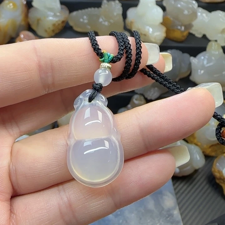 玛瑙/玉髓合金吊坠