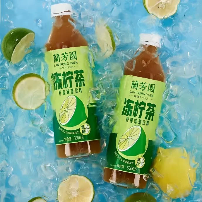 【5瓶装】兰芳园冻柠茶柠檬鸭屎香低糖柠檬茶饮料500ml果味茶味饮品