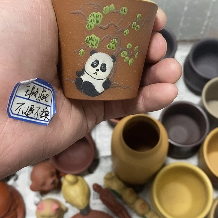 茶杯紫砂瑕疵不退不换