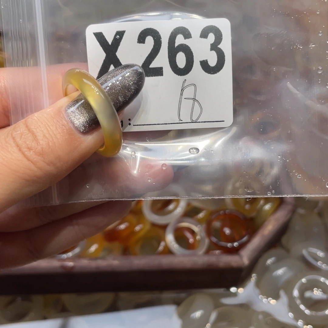 玛瑙/玉髓未镶嵌戒指263