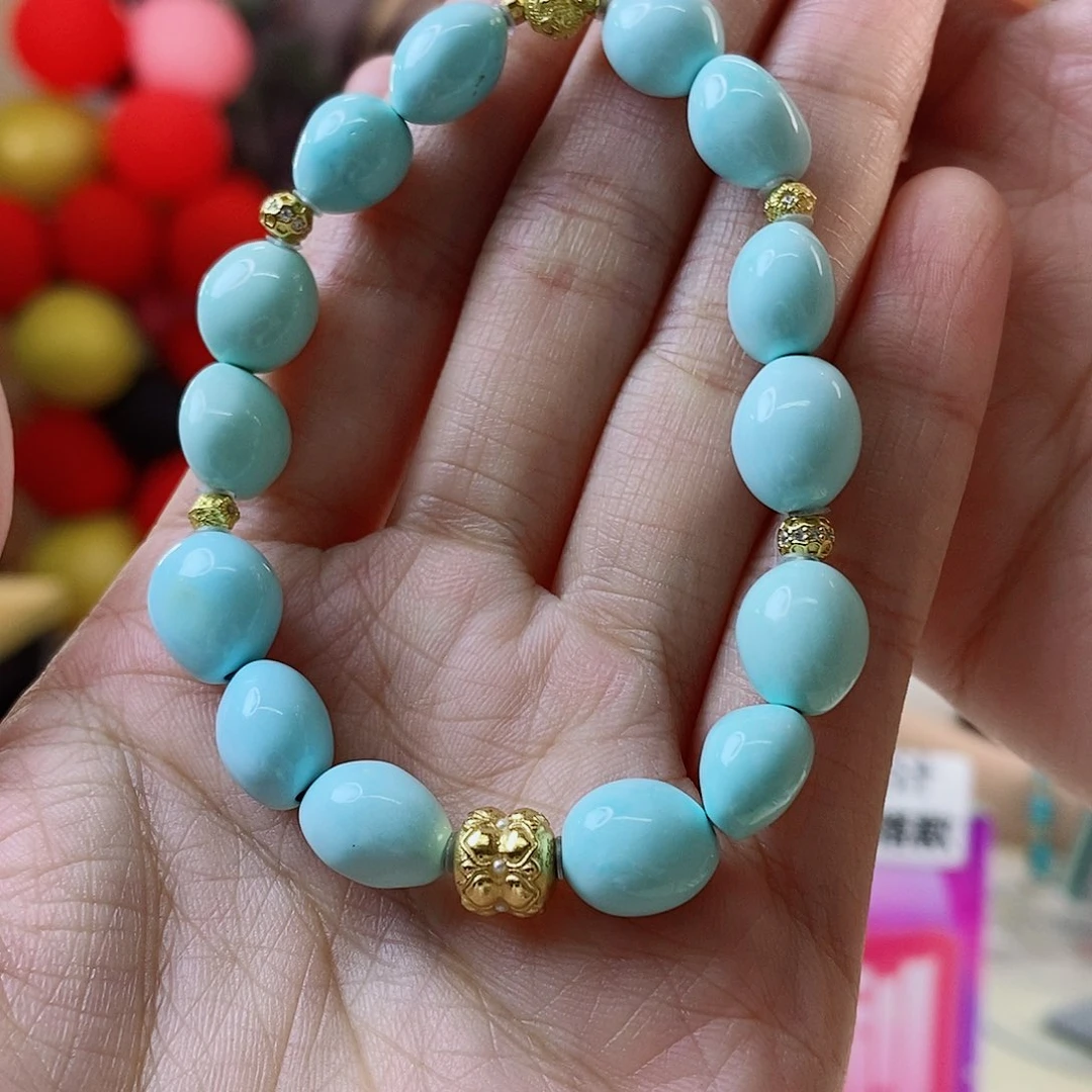 绿松石银S925镶嵌珠宝奇石