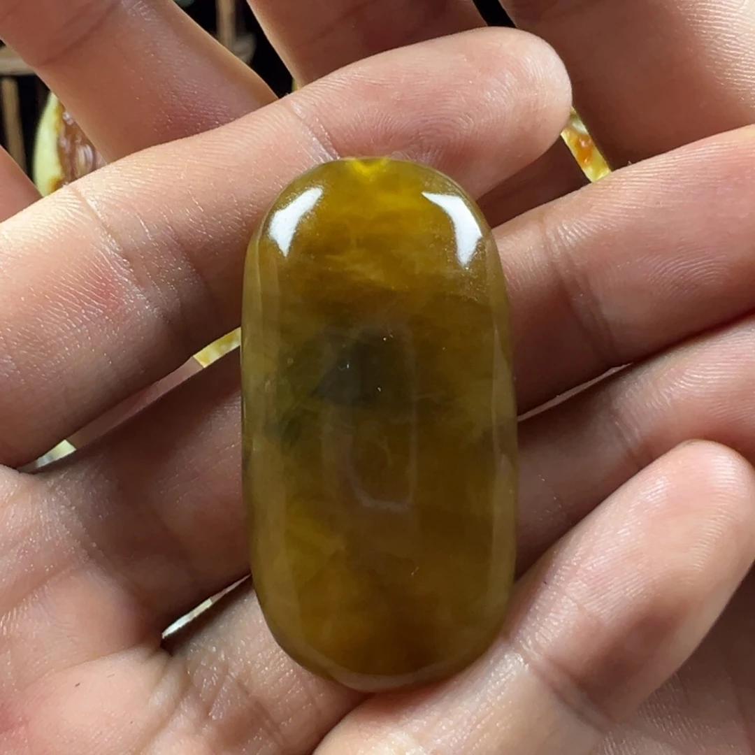未镶嵌岫玉手把件天然岫玉