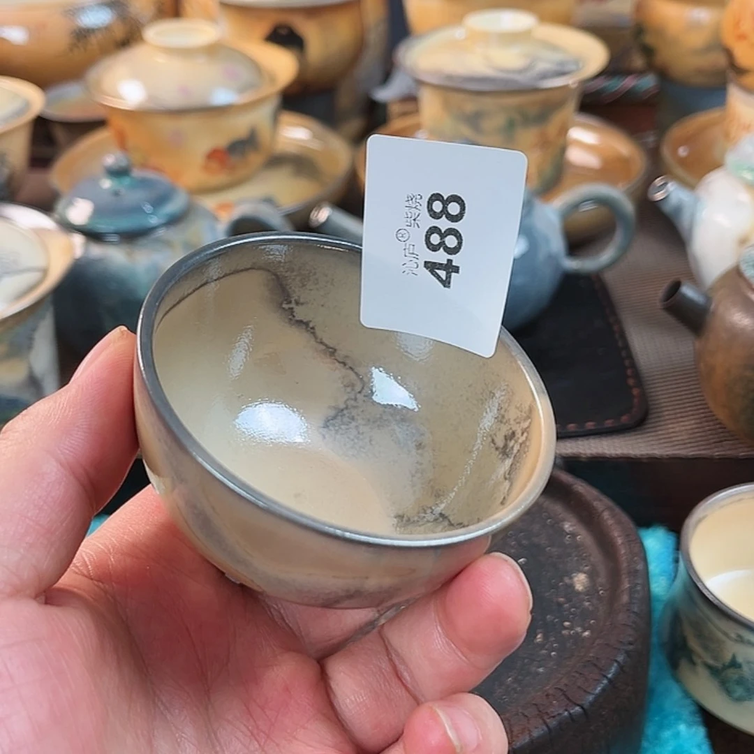 【闪购商品】小***8沁庐柴窑古法柴烧全手工茶具
