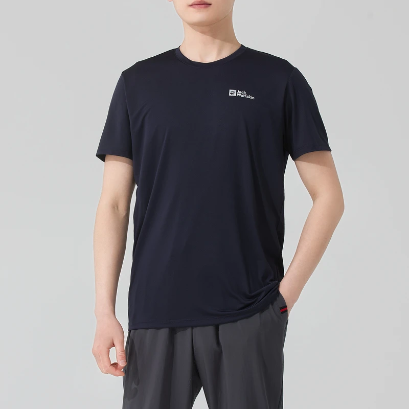 JACK WOLFSKIN狼爪短袖男装2025新款运动透气训练休闲T恤5819153