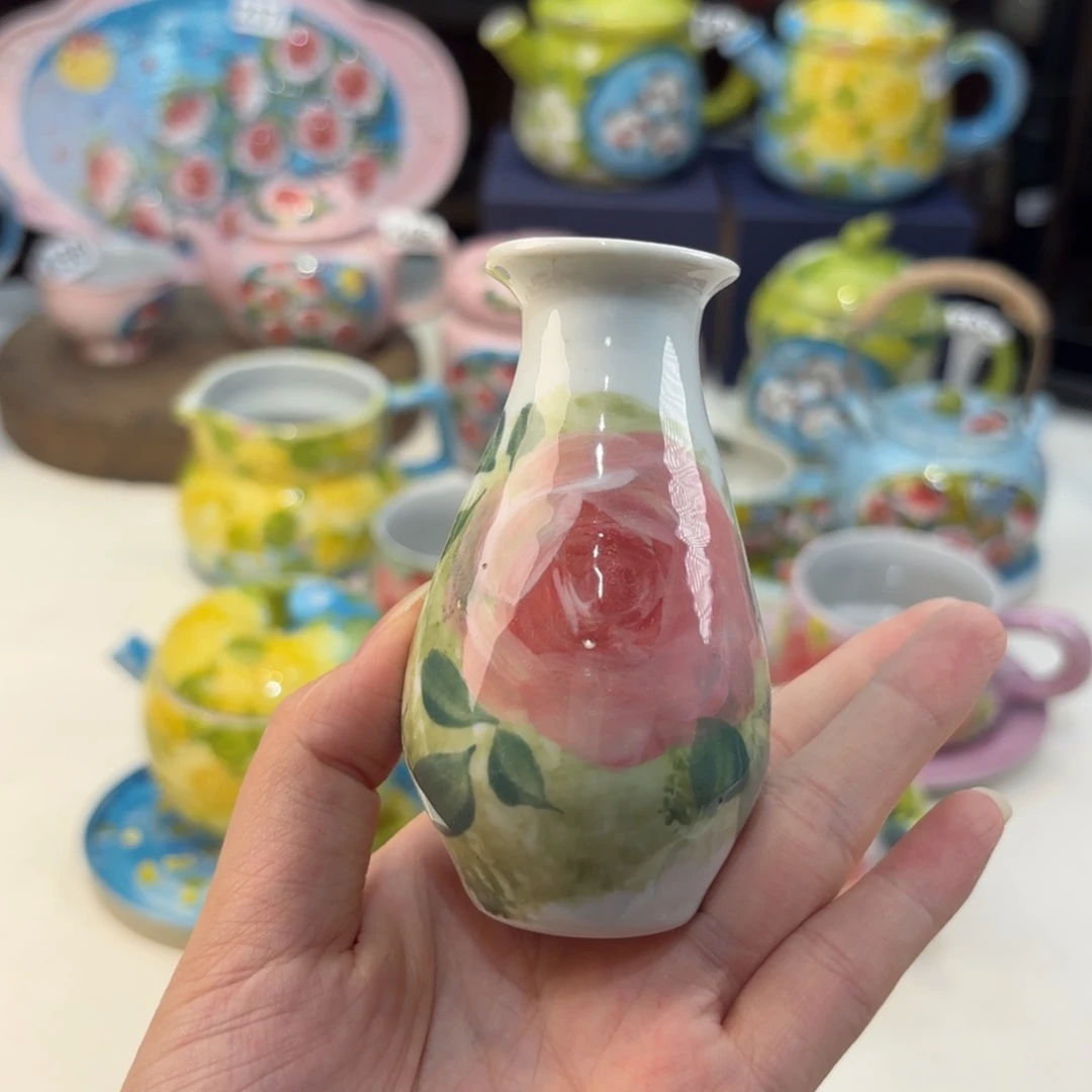 景德镇手绘高温釉下彩陶瓷茶具