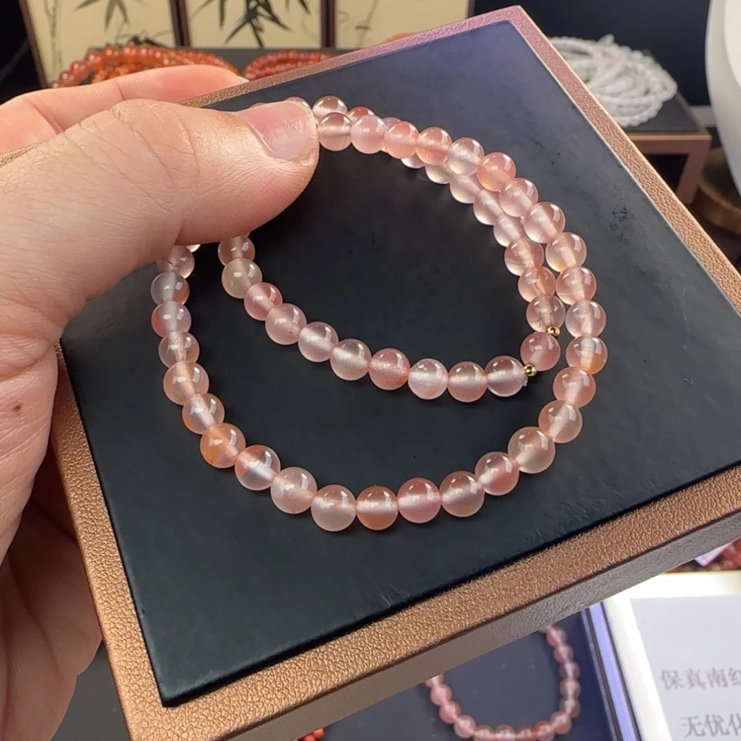 南红玛瑙未镶嵌手链