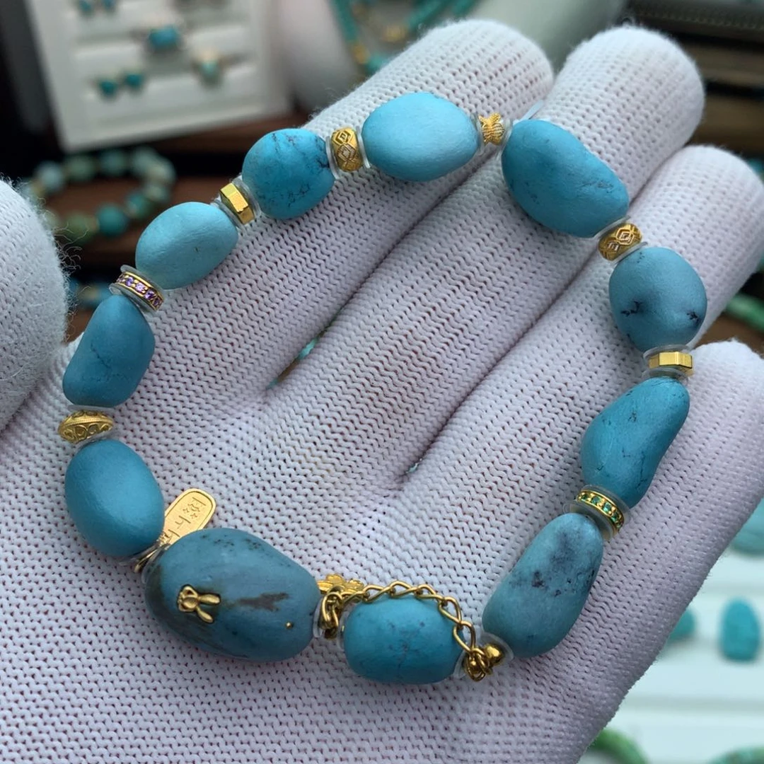 未镶嵌绿松石珠宝奇石