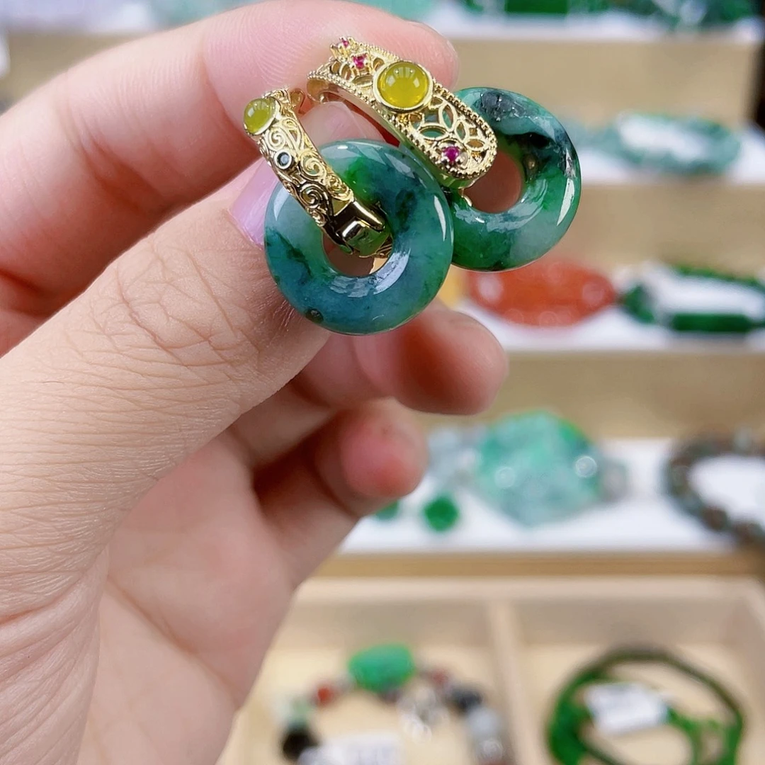 翡翠未镶嵌手链手链