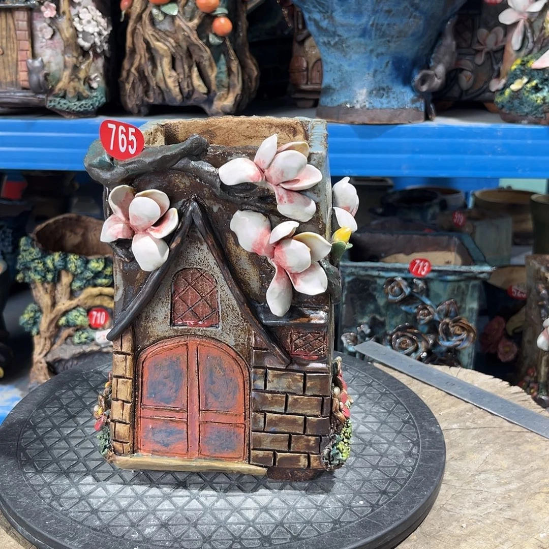 微瑕765 号陶然花器手工花盆