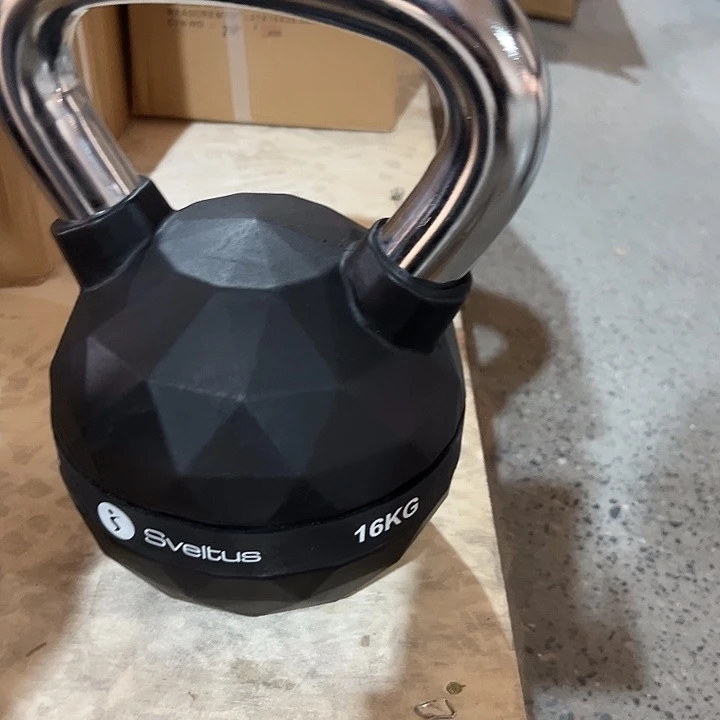 全新黑色壶铃16公斤一只