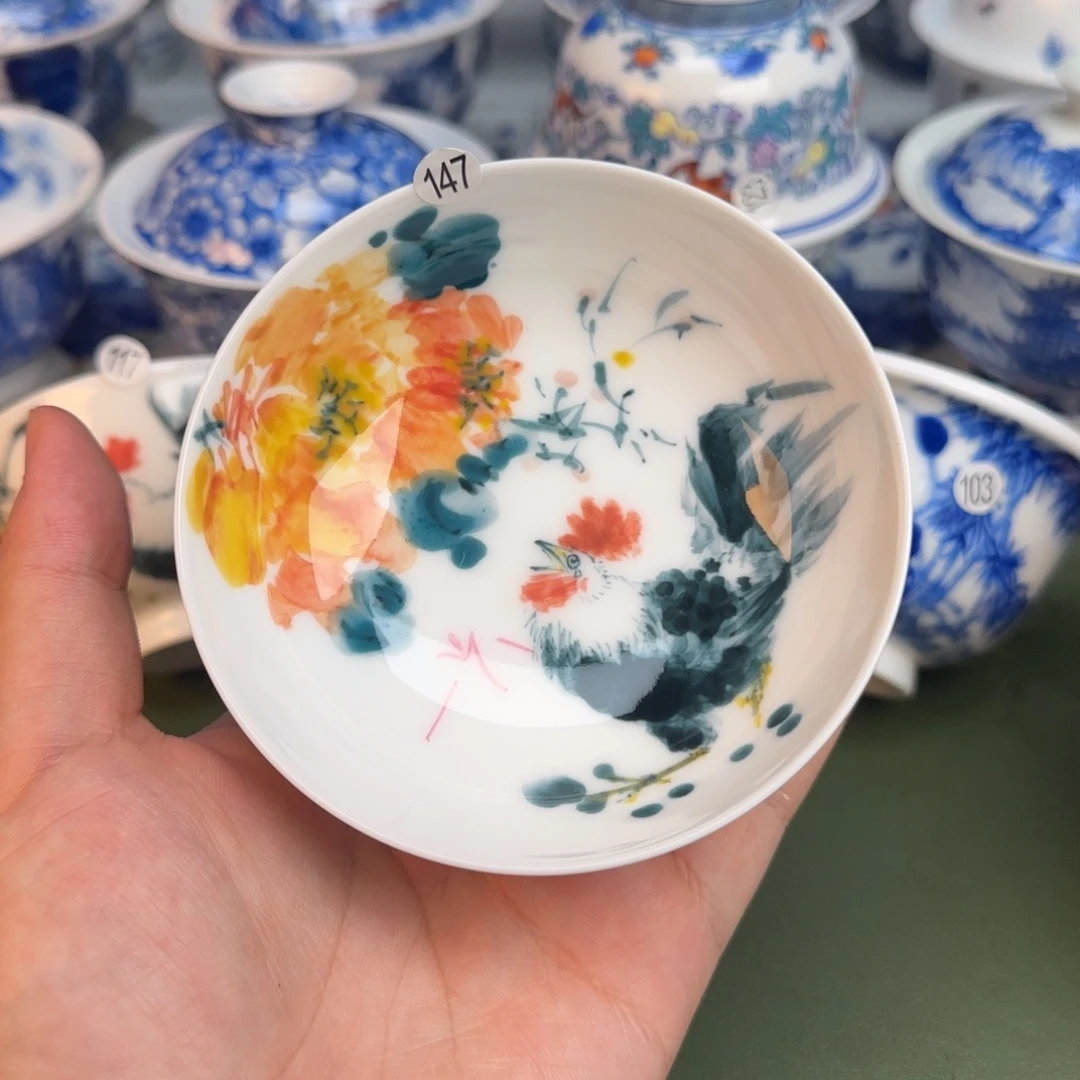 彦祖纯手工手绘茶具147