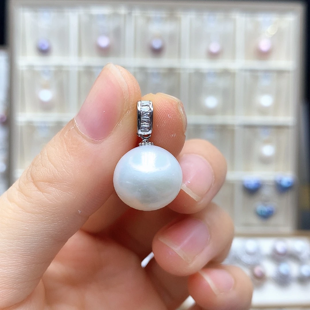 淡水珍珠合金吊坠(不含链)