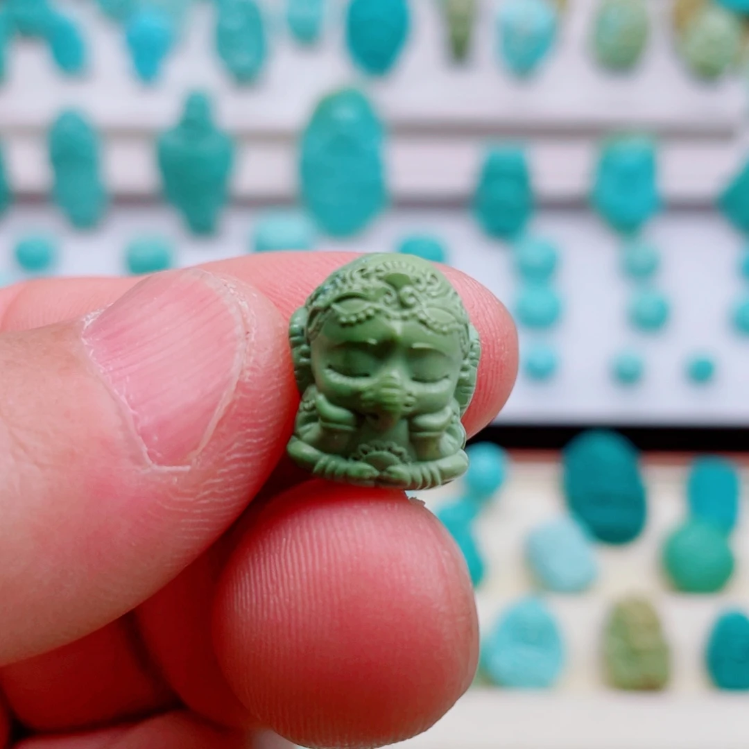 绿松石未镶嵌吊坠(不含链)