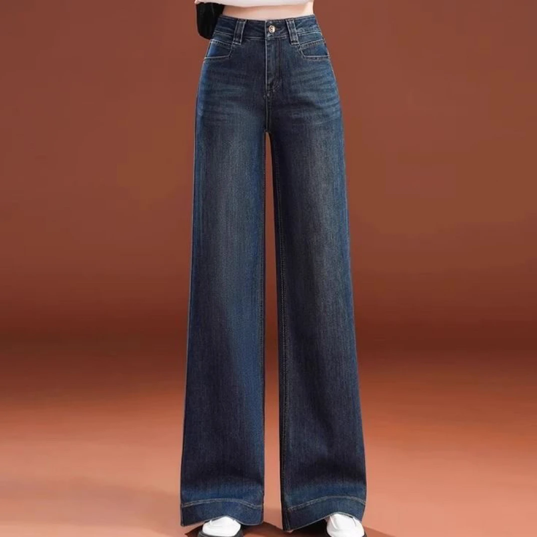 （过款）2025年新款牛仔女高腰显瘦百搭