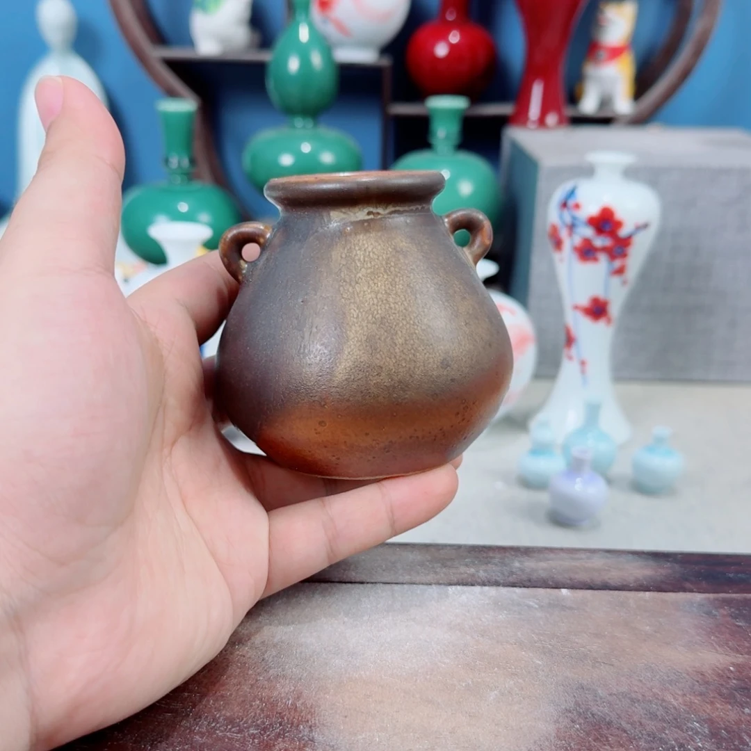 陶瓷手工小花器摆件