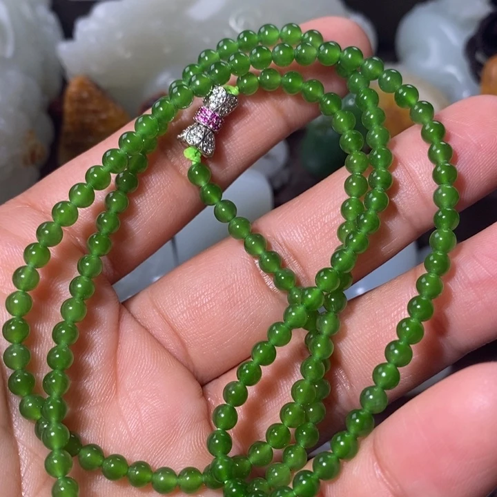 和田玉（碧玉）未镶嵌颈饰