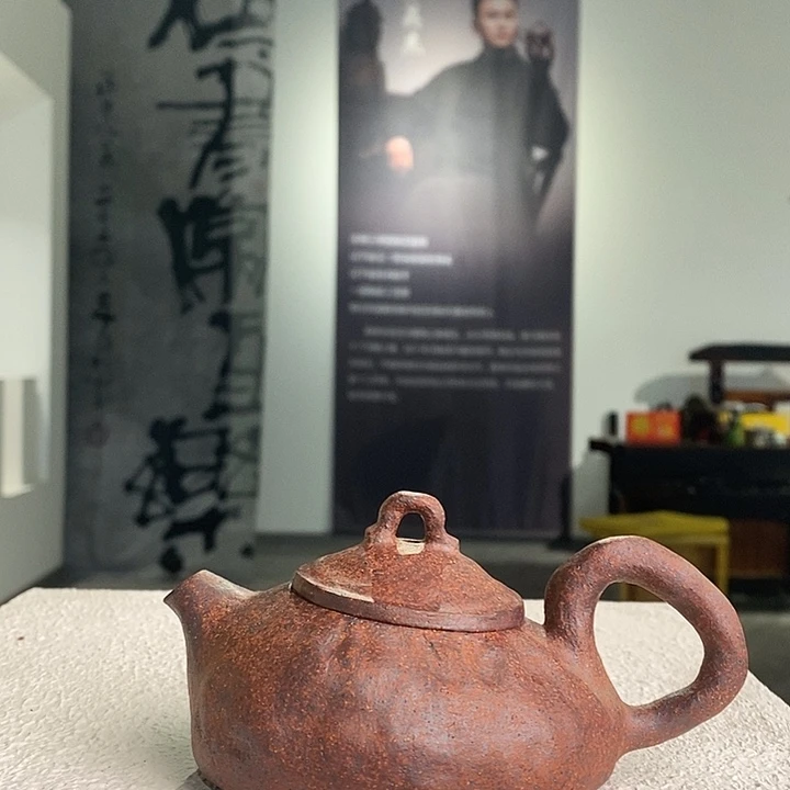 紫砂茶壶原创手捏壶